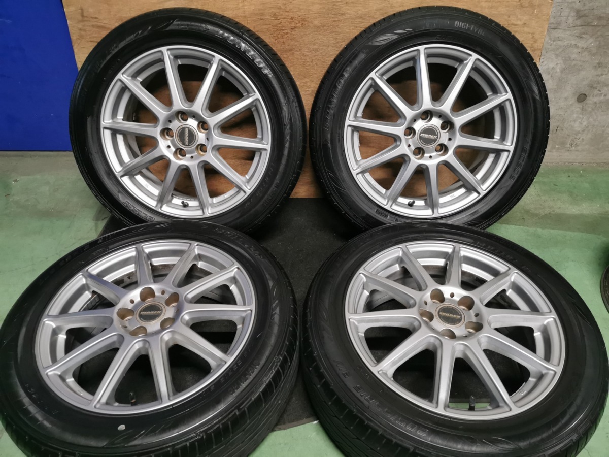 定番人気，低価 ホイール 4本 WAREN 16x6.5J+48 100 5H ダンロップ エナセーブ EC202 205/55R16 91V 2019年製(ラジアルタイヤ)｜売買されたオークション情報、yahooの商品情報をアーカイブ公開 - オークファン 5穴