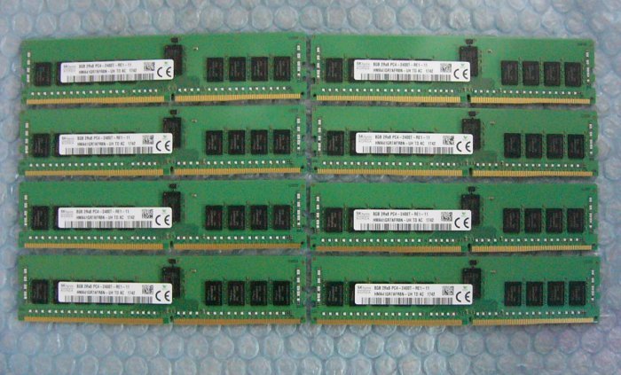 me11 288pin DDR4 19200 PC4-2400T-RE1 8GB Registered HMA41GR7AFR8N