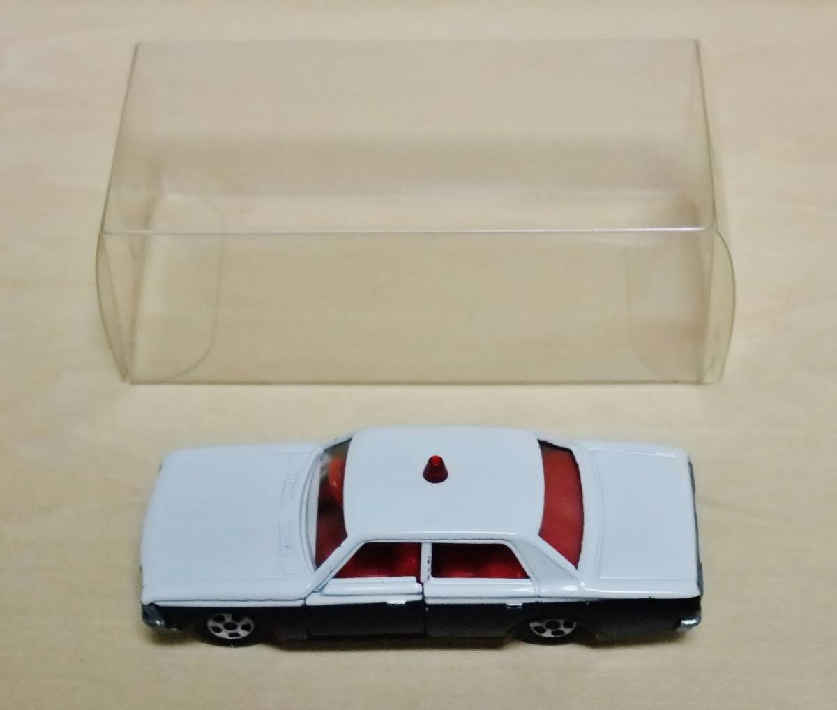 トミカ 4 クラウン パトカー 1/65 日本製 1Aホイール 最初期 赤色灯 箱 