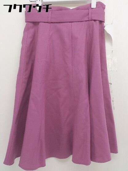 ◇ ◎ ○未使用○ JUSGLITTY 定価1.7万円 ウエストリボン ウール 膝下  