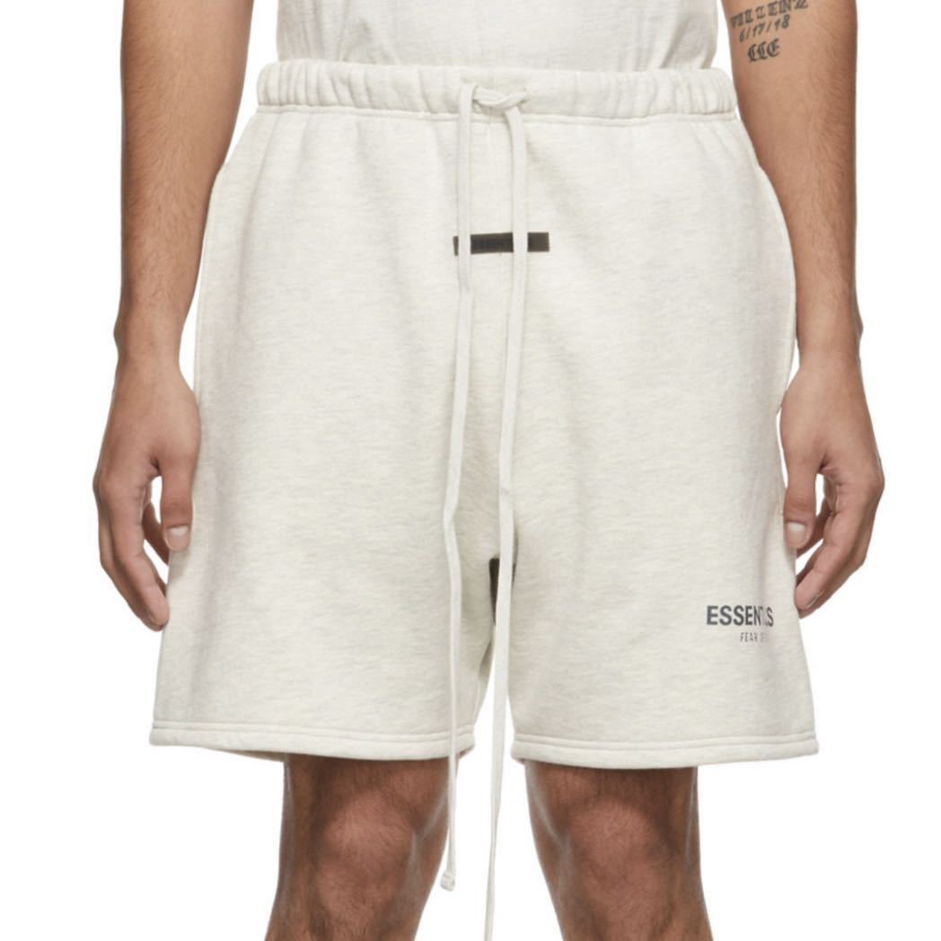 XLオートミール FOG Essentials 21FW Sweat Shorts グレー