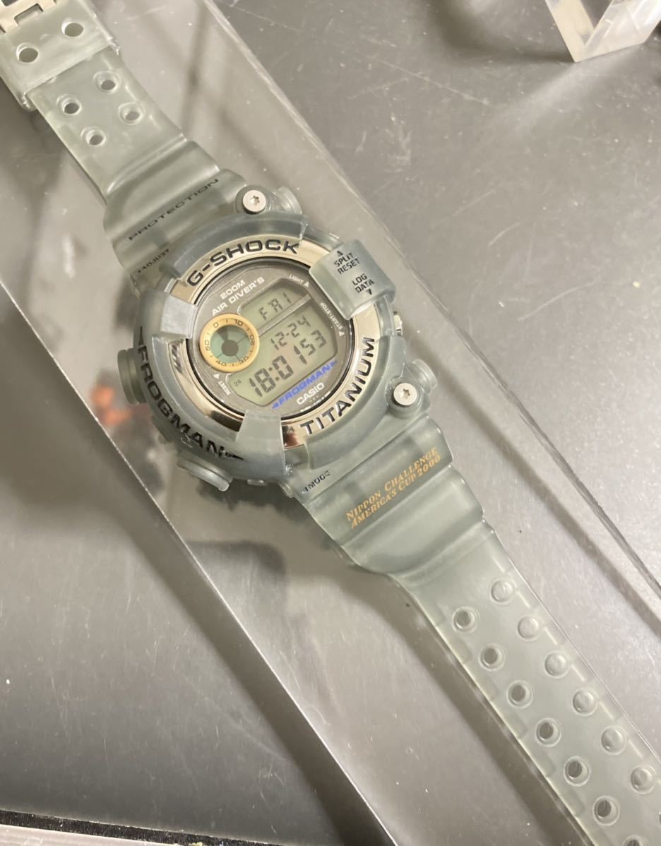 未使用ランク 希少 箱説付 G-SHOCK DW-8200AC-8T FROGMANフロッグマン 