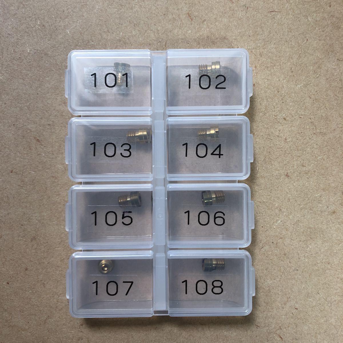 ホンダ Nsrmini Nsr50用メインジェットセット 101 108 ホンダ用 売買されたオークション情報 Yahooの商品情報をアーカイブ公開 オークファン Aucfan Com