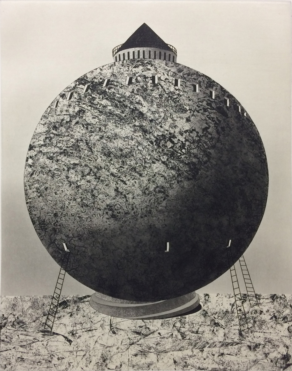 WISH】サイン有：y. Kawada「lines(green)」銅版画 直筆サイン 抽象