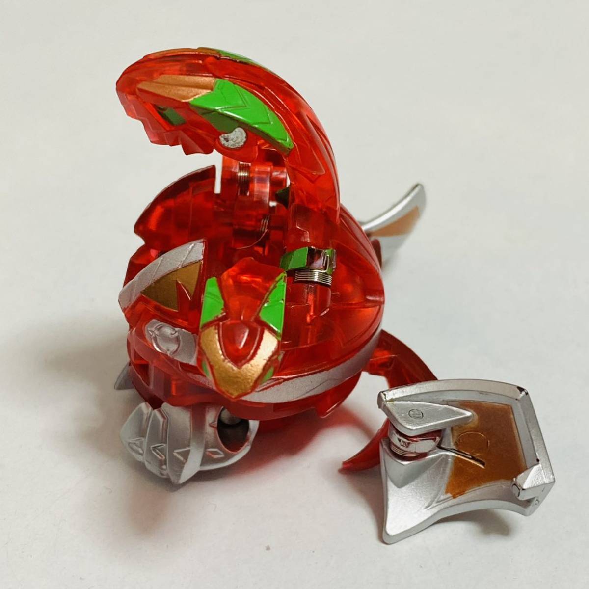 爆丸 ノヴァ ナイト パーシバル クリアレッド 希少爆丸 BAKUGAN