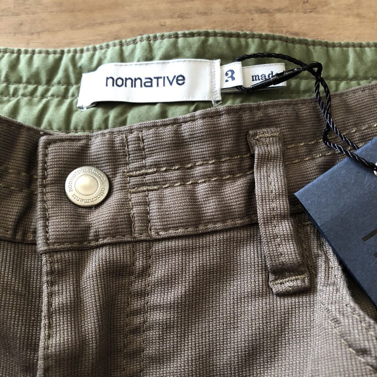 nonnative DWELLER 5P JEANS DROPPED FIT C/P PIQUE STRETCH/olive 3 