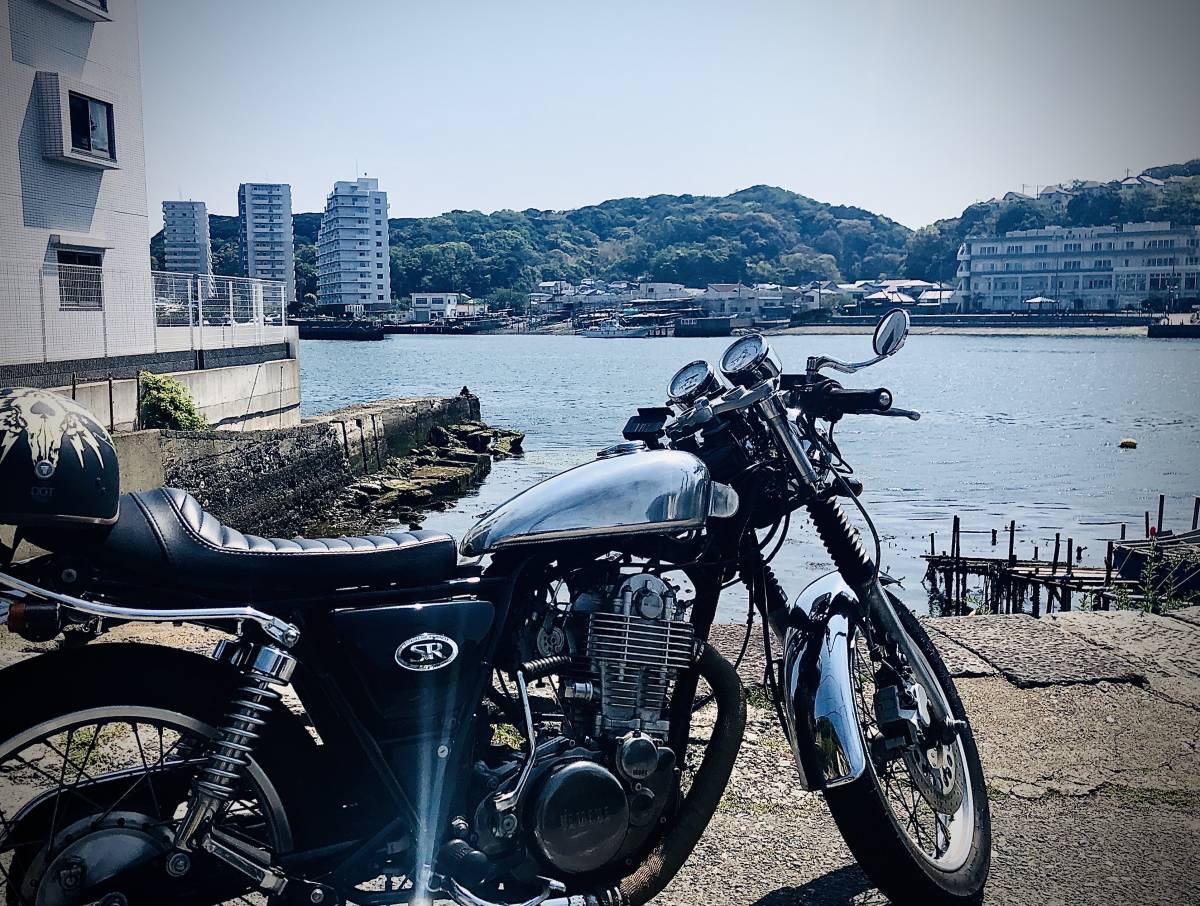 最落無し】SR400 2008年キャブ最終モデル カフェスタイル 無料純正 