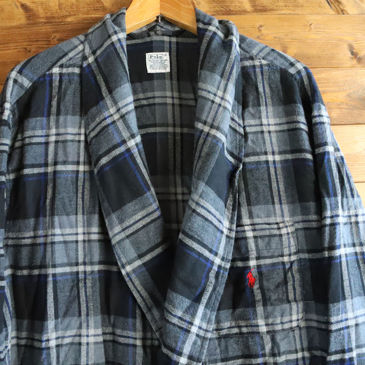 45&frasl;T12.20 RalphLauren ラルフローレン ガウンシャツ ネルガウン