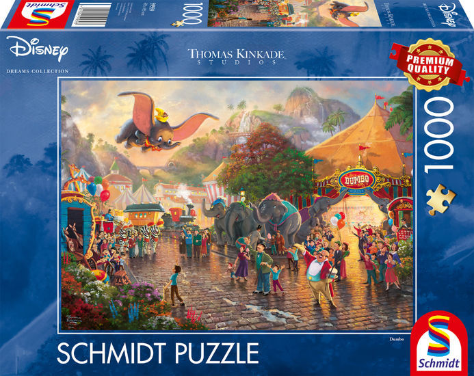 【定番人気，お買い得】 SD 59939 1000ピース ジグソーパズル ドイツ発売 ディズニー ダンボ Thomas Kinkade Dumbo(ジグソーパズル)｜売買されたオークション情報、yahooの商品情報をアーカイブ公開 - オークファン ジグソーパズル