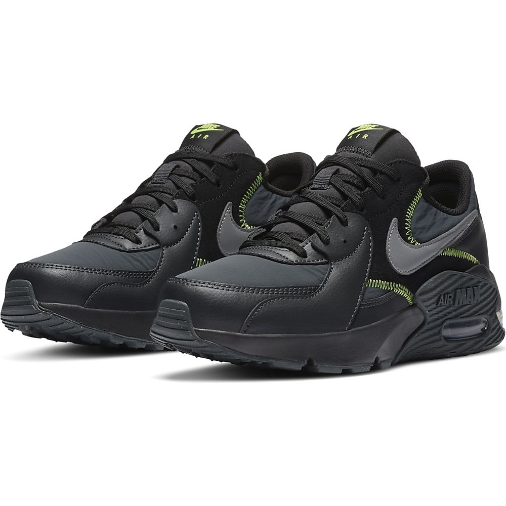 ☆NIKE AIR MAX EXCEE 黒/銀/蛍光黄 26.0cm ナイキ エア マックス エクシー CD4165-010