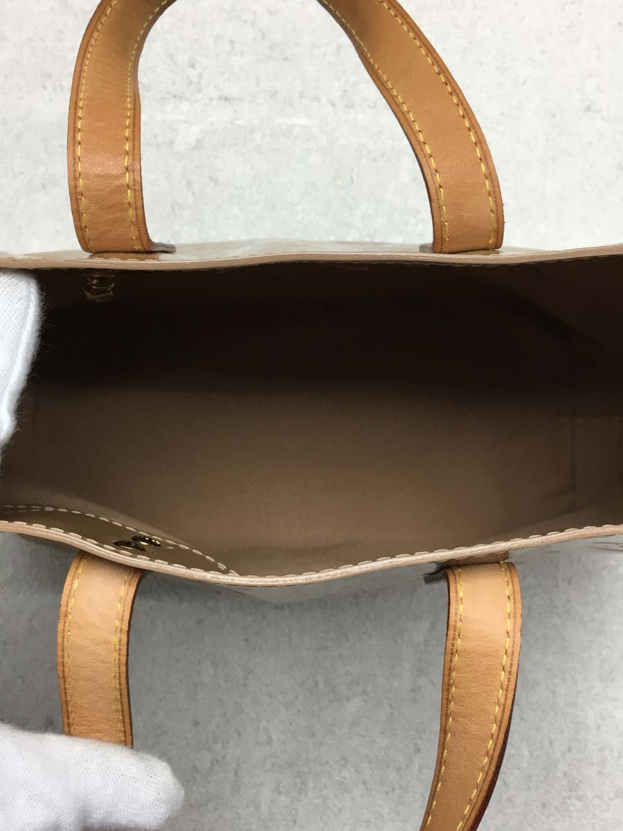 LOUIS VUITTON◇リードPM_モノグラムヴェルニ_ノワゼット/エナメル/BEG