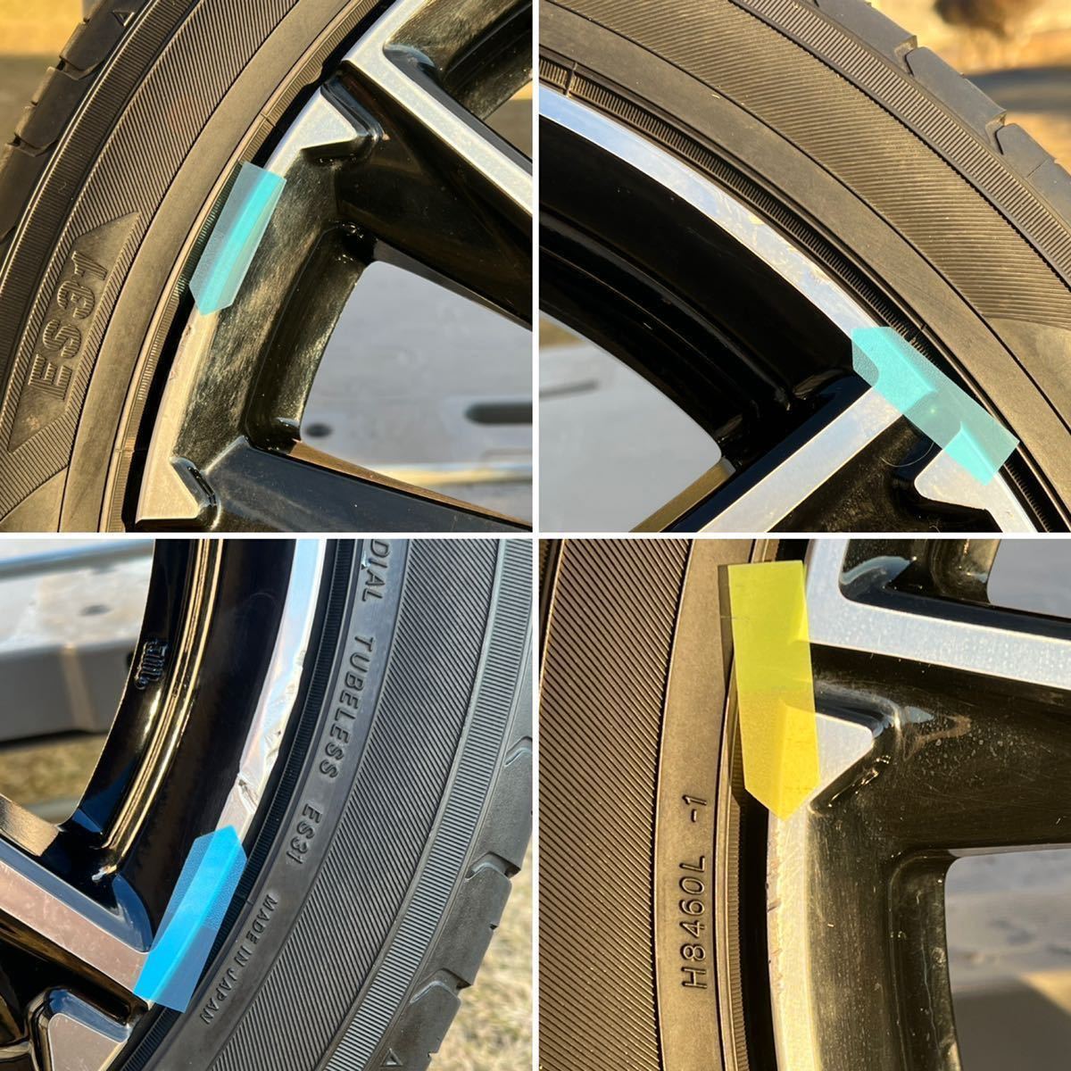 【即決送料0円～】トヨタG's／GR SPORT（スポーツ）純正ホイール4本18インチ7J 5H+51（ヨコハマECOS ES31，215/45R18）ノア、ヴォクシー G's ヴォクシー ノア 130系 4-100 トヨタ謹製スポーツコンバージョン