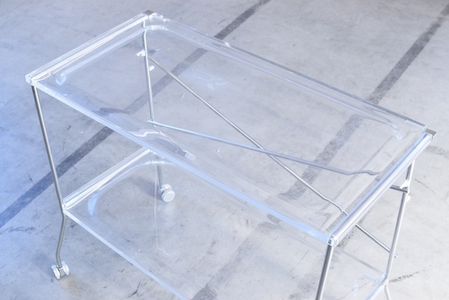 Kartell 14万「FLIP/フリップ」折りたたみワゴン アントニオ