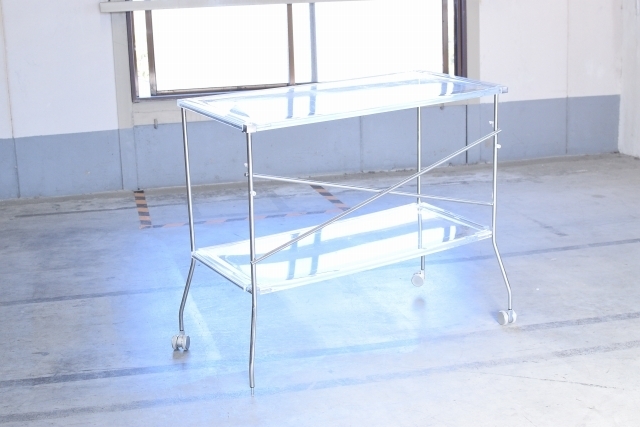 Kartell 14万「FLIP/フリップ」折りたたみワゴン アントニオ
