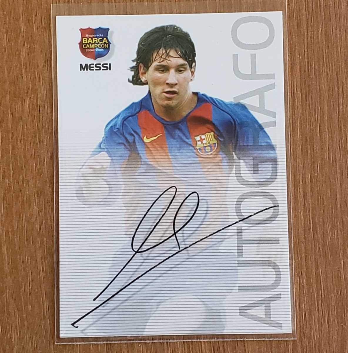 リオネル・メッシ ルーキーカード バルセロナ 2004 Mega Cracks 全 