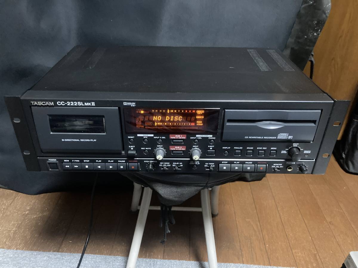 CC-222SLMKII | 業務用CDレコーダー⁄カセットデッキ | TASCAM ☆美品