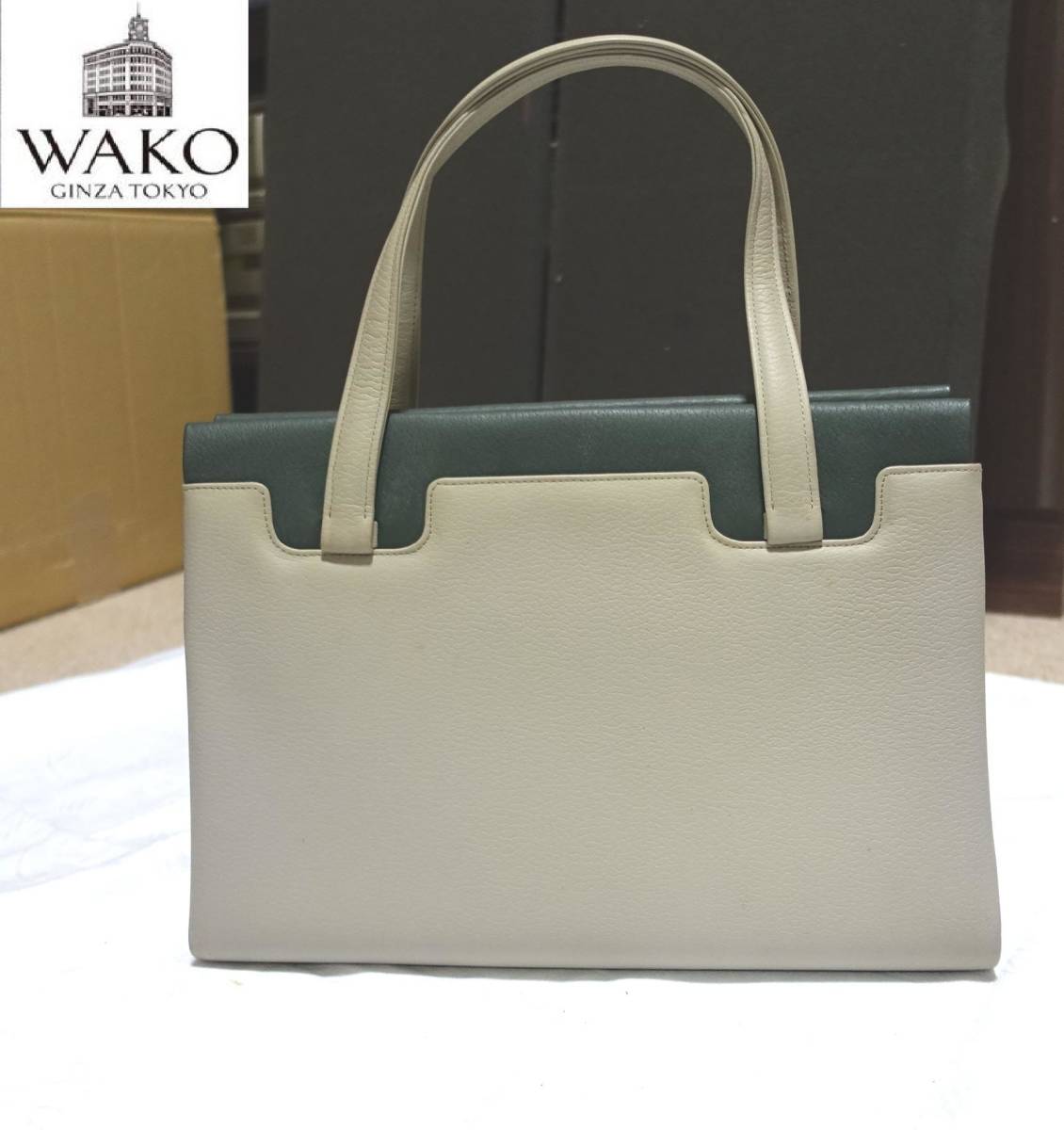 WAKO フォーマル 和光 ブラック 現行品 リザード 美品★高級★WAKO★銀座 Ginza 和光★ワコウ★フォーマル★グレー★レザー★ハンドバッグ★ショルダーバッグ★トートバッグ★ゴールド金具