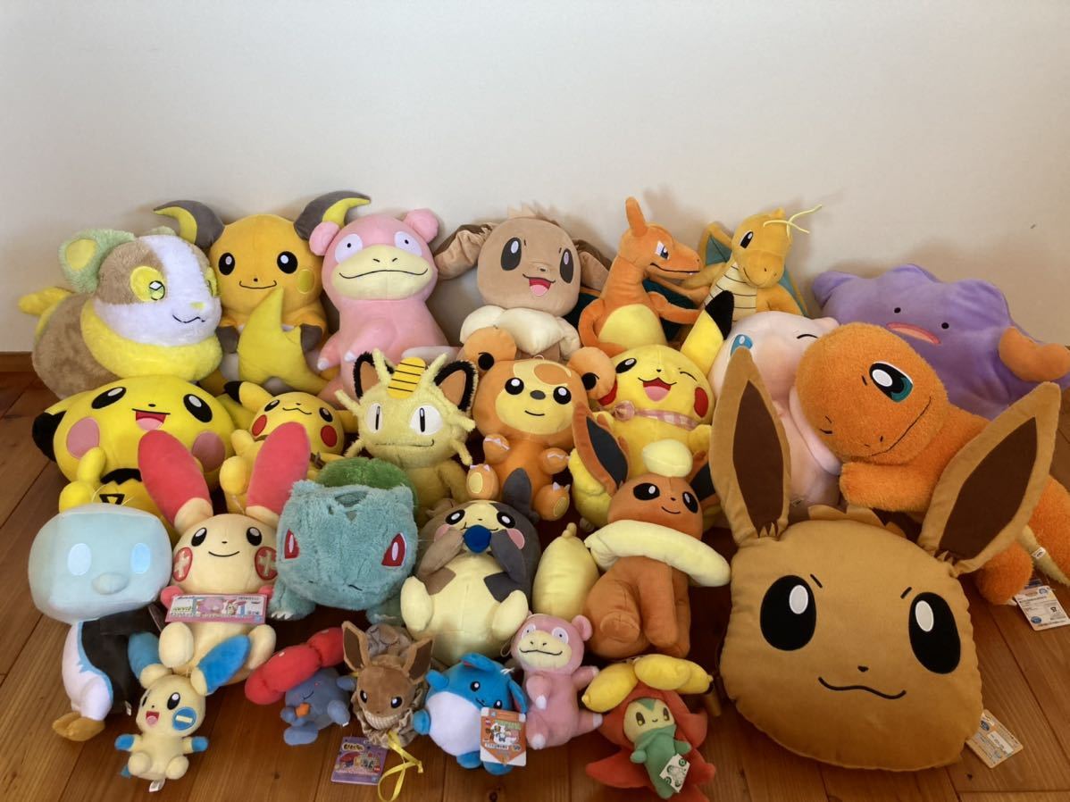 大量・まとめ売り ポケットモンスター ぬいぐるみ 26体セット ワンパチ 