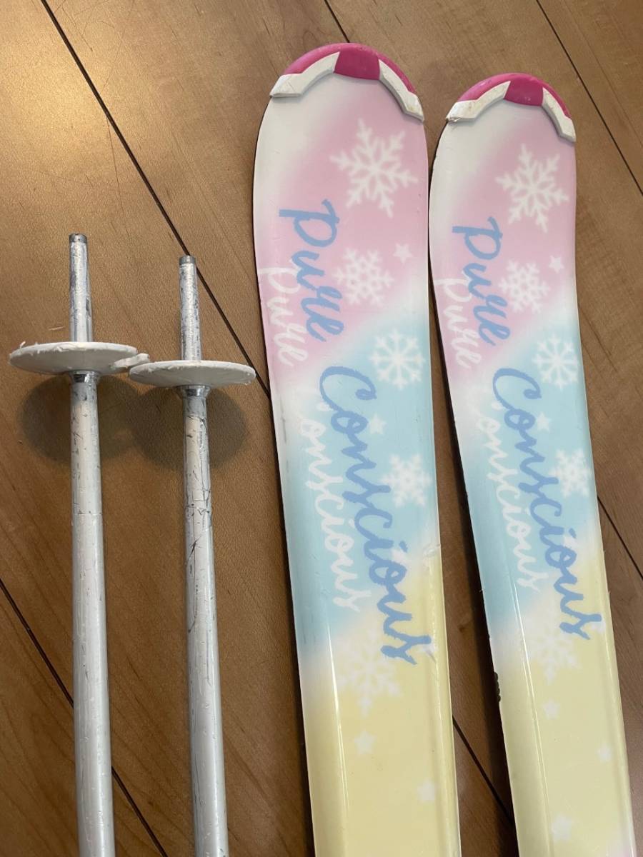 スキーセット 子供用 120cm 女の子 女子用 ブーツ21cm ジュニア(板