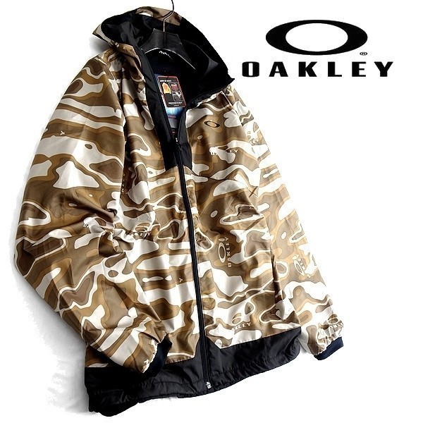 新品未使用　OAKLEY オークリー　スカル柄　スノーウェア　ジャケット オークリー スカル 新品 防風 撥水 OAKLEY アウター オークリー