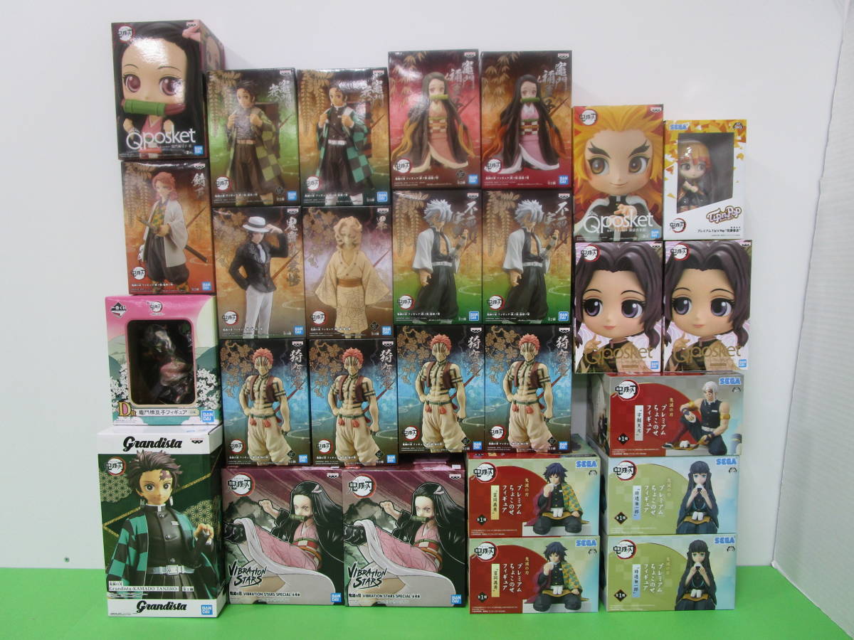 高品質，格安 鬼滅の刃 フィギュア 27体セット 一番くじ D賞 プライズ Qposket ちょこのせ 炭次郎 禰豆子 善逸 煉獄 義勇 無一郎 宇髄 等 まとめ(その他)｜売買されたオークション情報、yahooの商品情報をアー その他