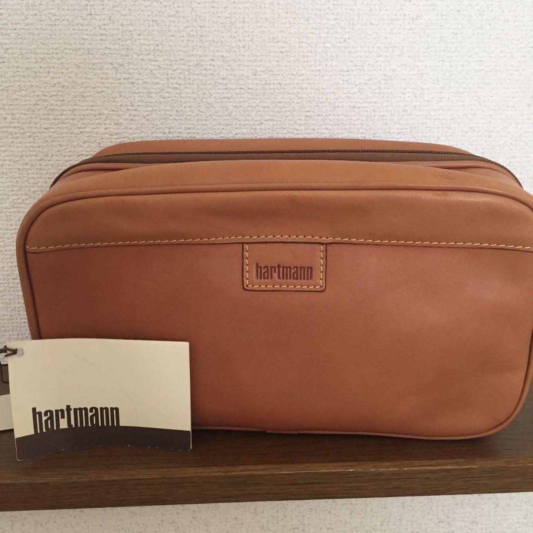 hartmann ハートマン トラベルポーチ 牛革製(セカンドバッグ)｜売買  