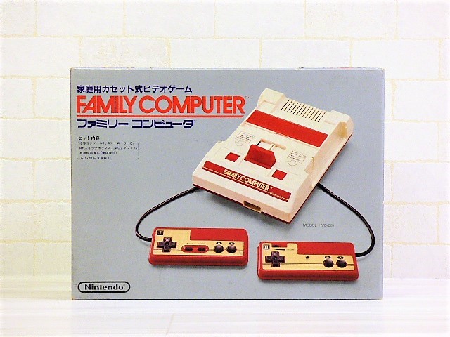 12．新品同様コレクション！FFマークなし☆ファミコン本体 箱 
