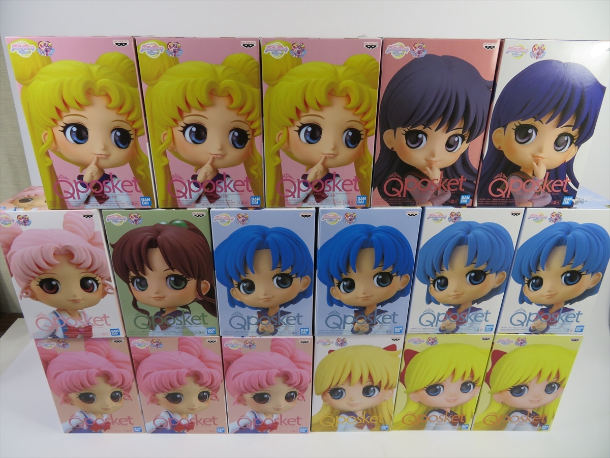 セーラームーン Qposket 17体セット□フィギュア 【公式通販】