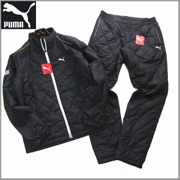 新品 秋冬 PUMA GOLF 中綿セットアップ プーマ ゴルフウェア 防風 保温 