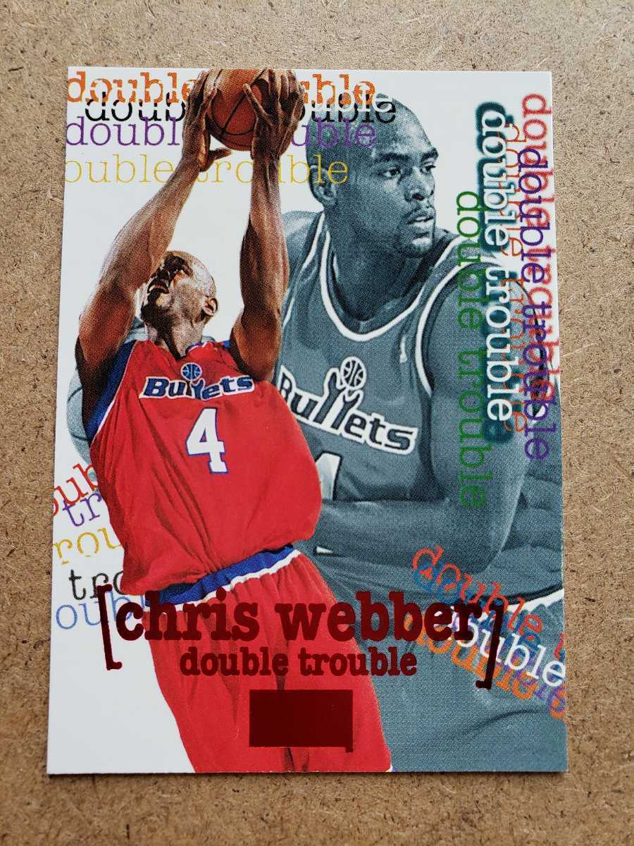 NBA パラレル カード chris webber skybox rubies bullets wizards 