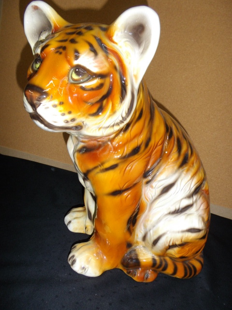 陶器の虎 虎陶器