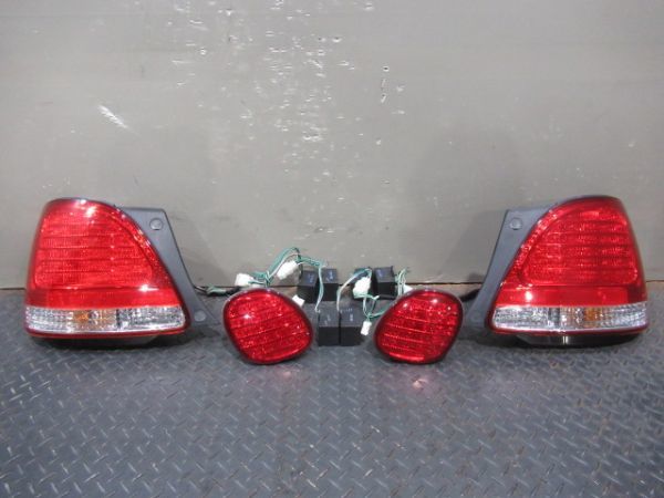 まとめてのみ 25179 JZS160 アリスト 後期 DEPO 社外 テールランプ 一式4点セット