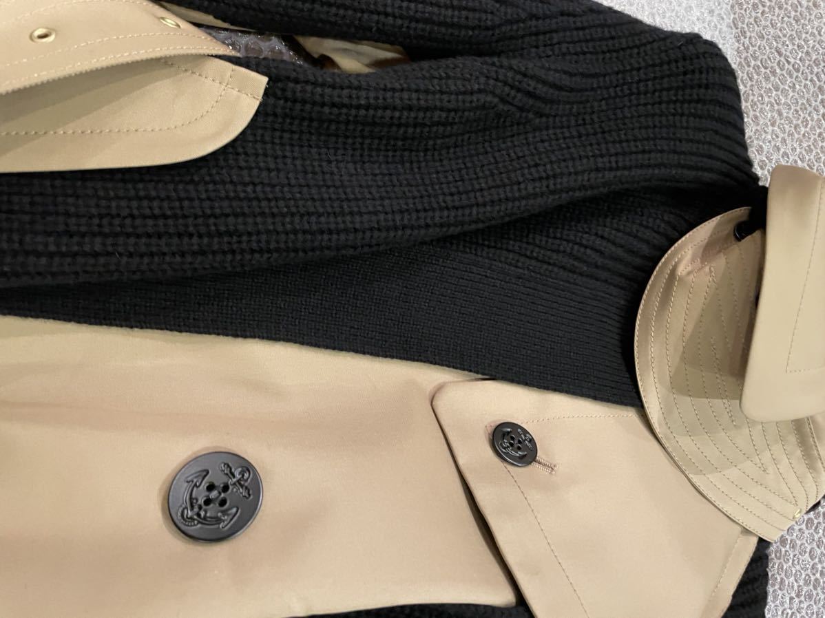 sacai 2021aw ドッキングコート 21-05853 新品 コート ma1 ジャケット 