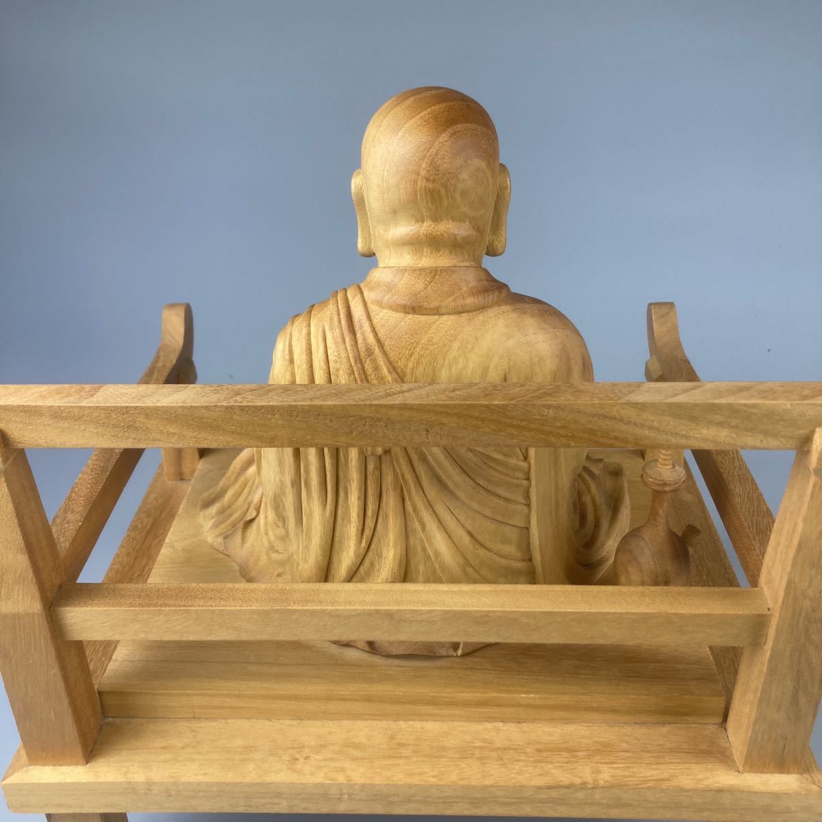 仏教美術 寺院 仏具 木彫 弘法大師像 仏像 細密彫刻 念持仏 木造 佛像