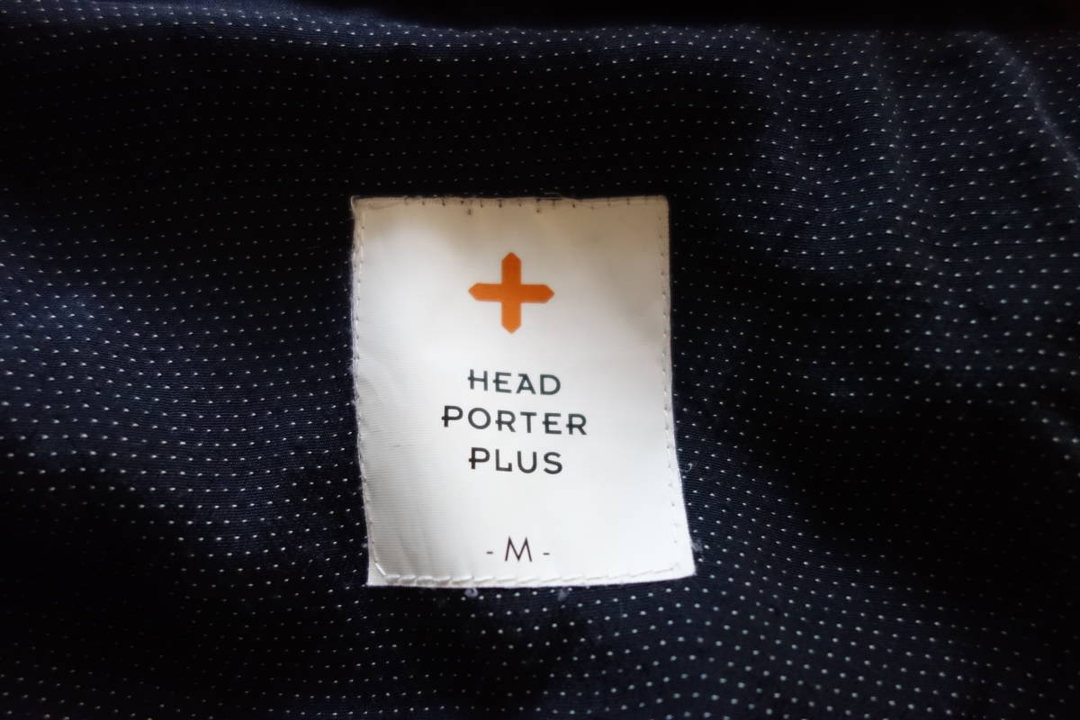 HEAD PORTER PLUS M-65 ジャケット 黒 M / ヘッドポータープラス HF 