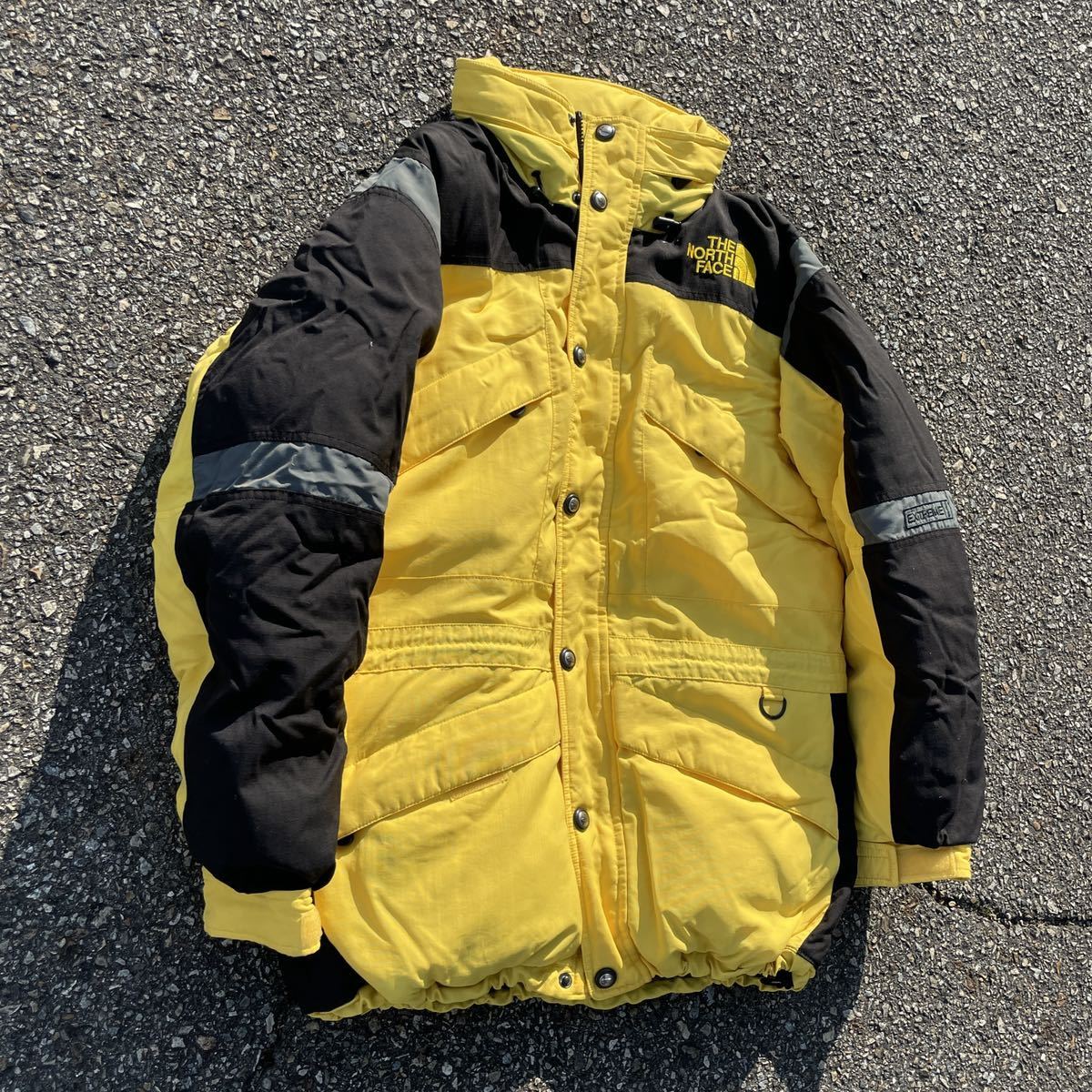 □激レア□90s THE NORTH FACE EXTREME LIGHT M(L相当) イエロー 