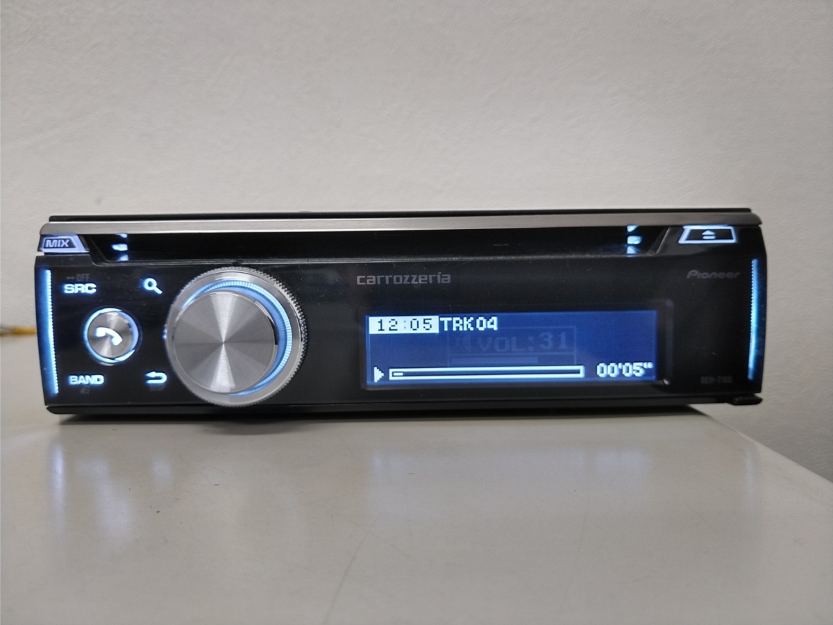 カロッツェリア DEH-7100 1DIN ブルートゥース Bluetooth CD USB FM