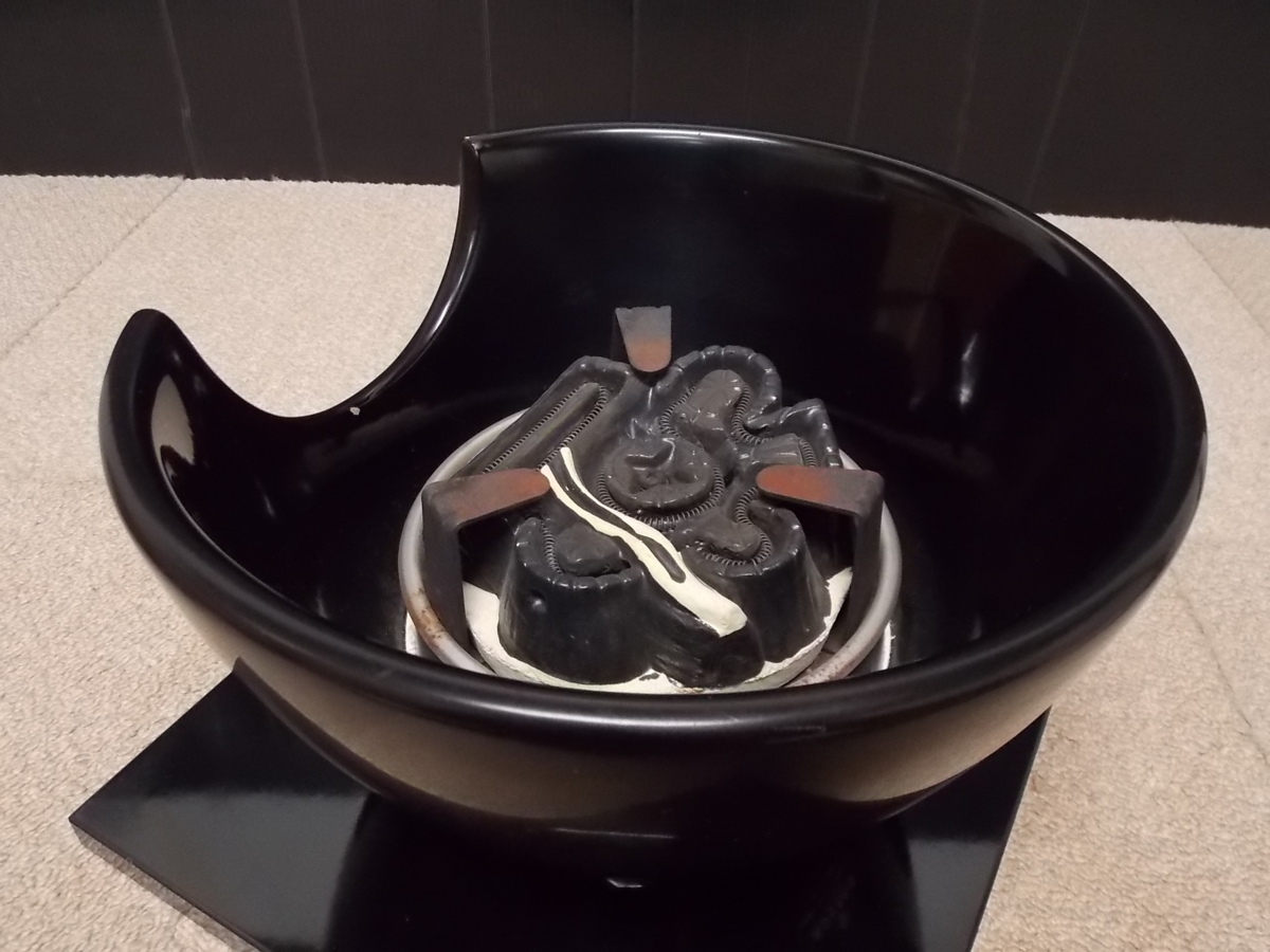 822☆中古良品☆野々田商店☆風炉型電熱器☆茶道/お茶道具/