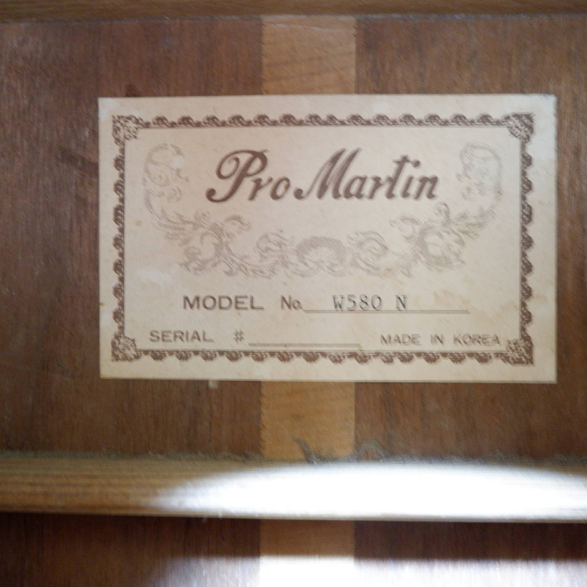 ジャンク品 1円スタート ギター 廃番モデル 縦ロゴ ProMartin プロ