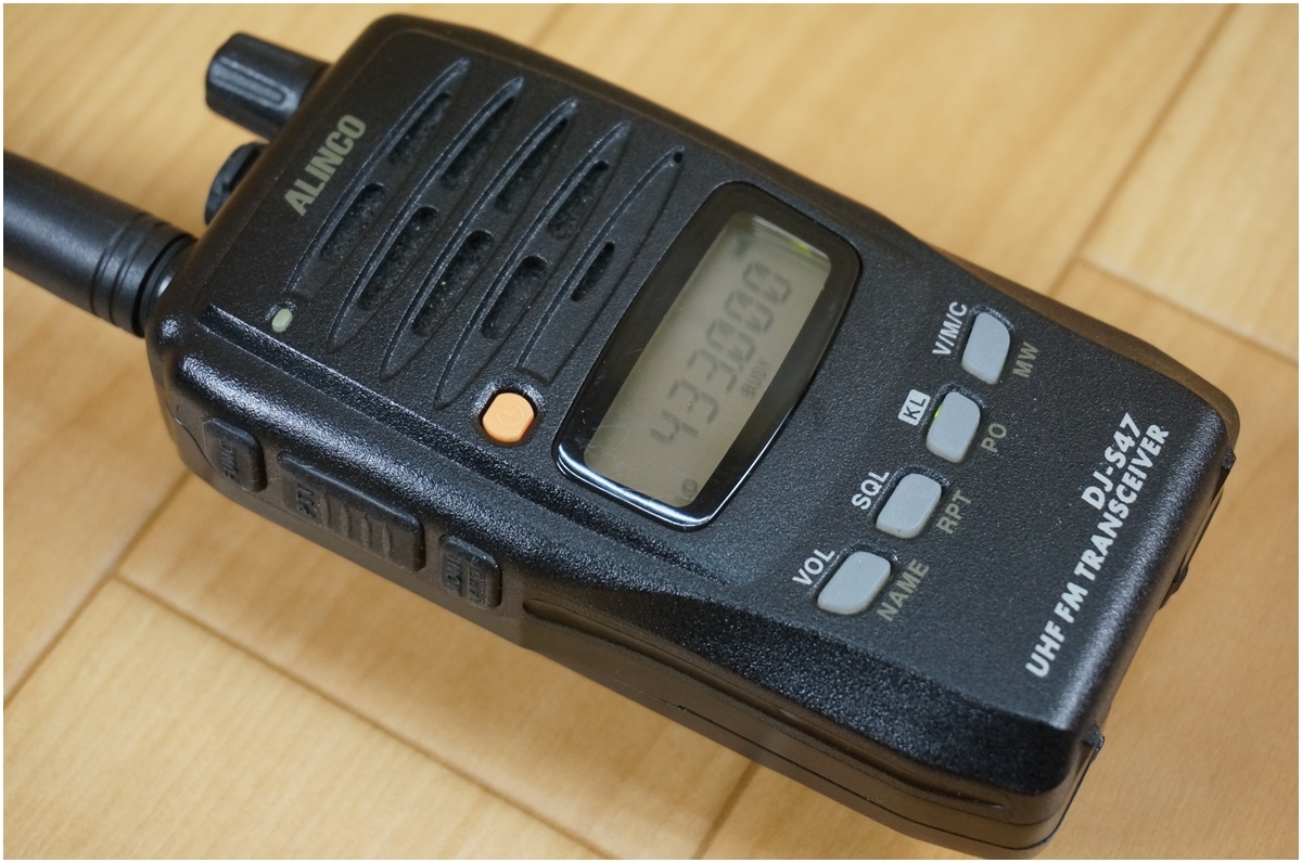 ALINCO DJ-S47 UHF FM トランシーバー 付属品完品 アルインコ DJ-S47