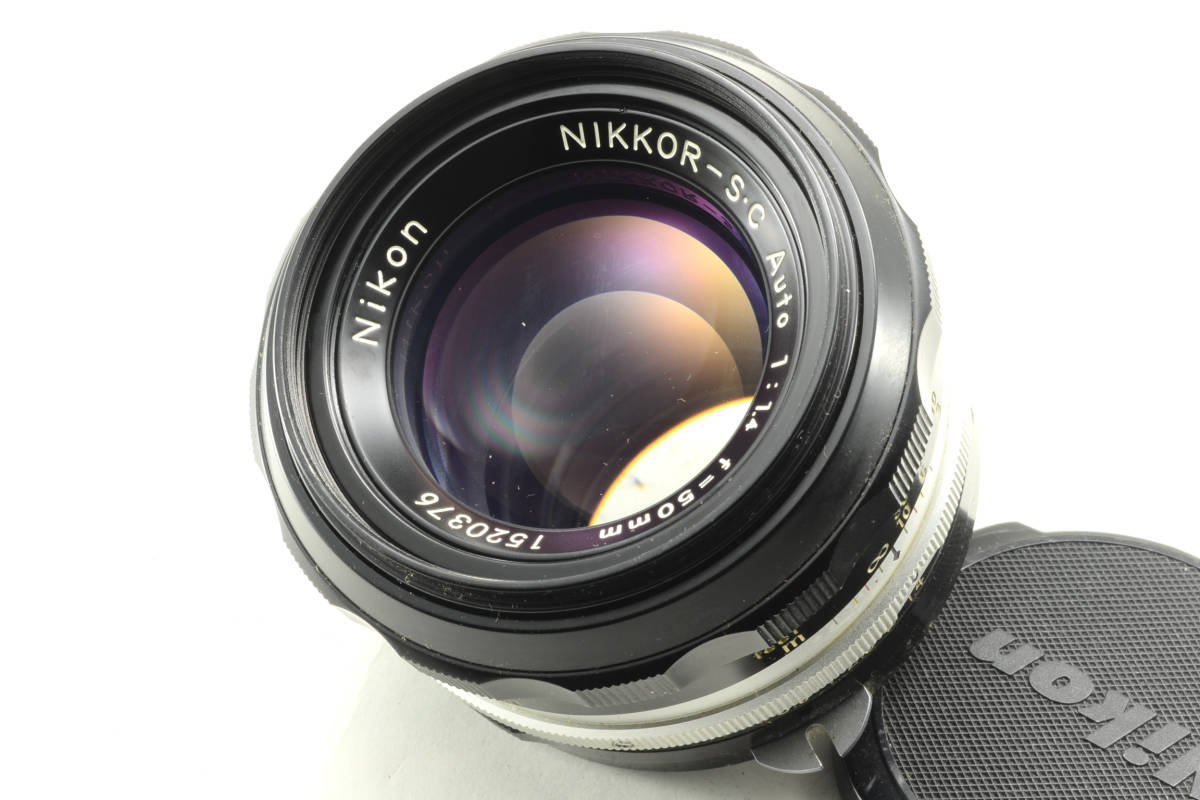 良品】Nikon ニコン NIKKOR S C Auto 50mm F1.4 #2481 Auto Nikon 50mm