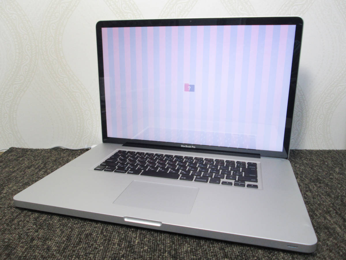 ジャンク MacBook Pro 17inch Late2011 MD311J/A Core i7-2.4GHz/4GB