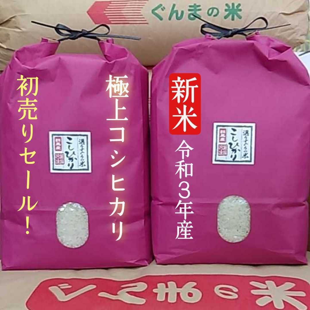 初売りセール！新米！極上コシヒカリ！玄米or精米or無洗米！10