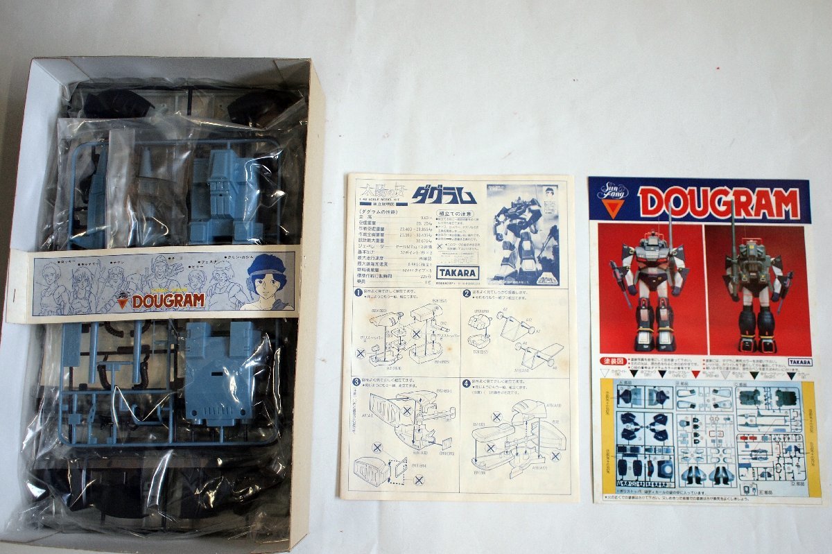 W1302] 太陽の牙ダグラムプラモデル / タカラ 1/48スケール アニメ