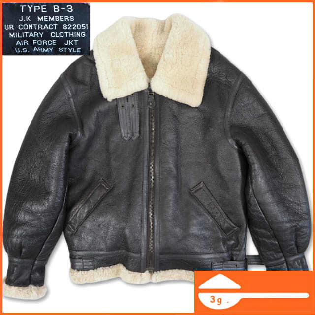 新品，SALE AIR FORCE メンズM~L位 B-3フライトジャケット 本革 ブラウン 茶 ムートンジャケット ムートンライダース ボアジャケット O400 3g.(Lサイズ)｜売買されたオークション情報、yahooの商品情報をアーカ Lサイズ