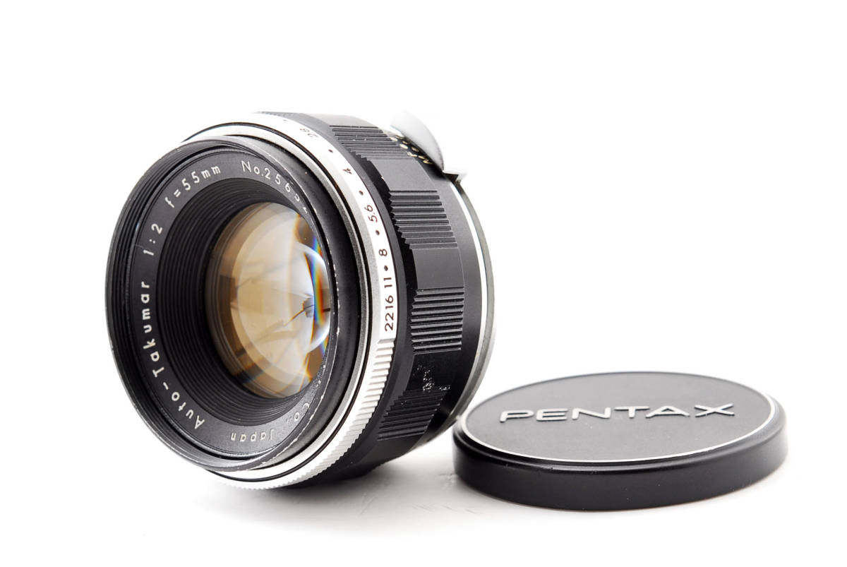 908407【並品】ASAHI Pentax Auto Takumar 55mm F/2 MF Lens M42 Mount