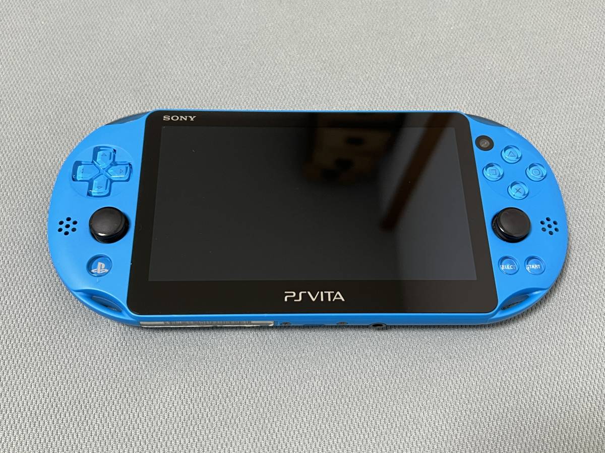 中古】PS Vita 本体 PCH-2000 アクアブルー｜おもちゃ、ゲーム