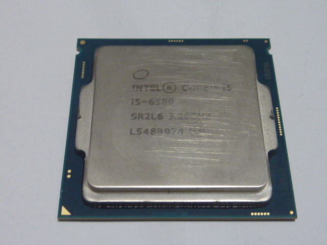 Core Intel i5 CPU i5-6500 0 4コア4スレッド | CPUのみ SR2L6 3.20