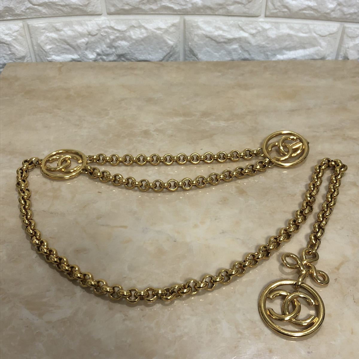 チェーンベルト ヴィンテージ シャネル ココマーク ベルト CHANEL 