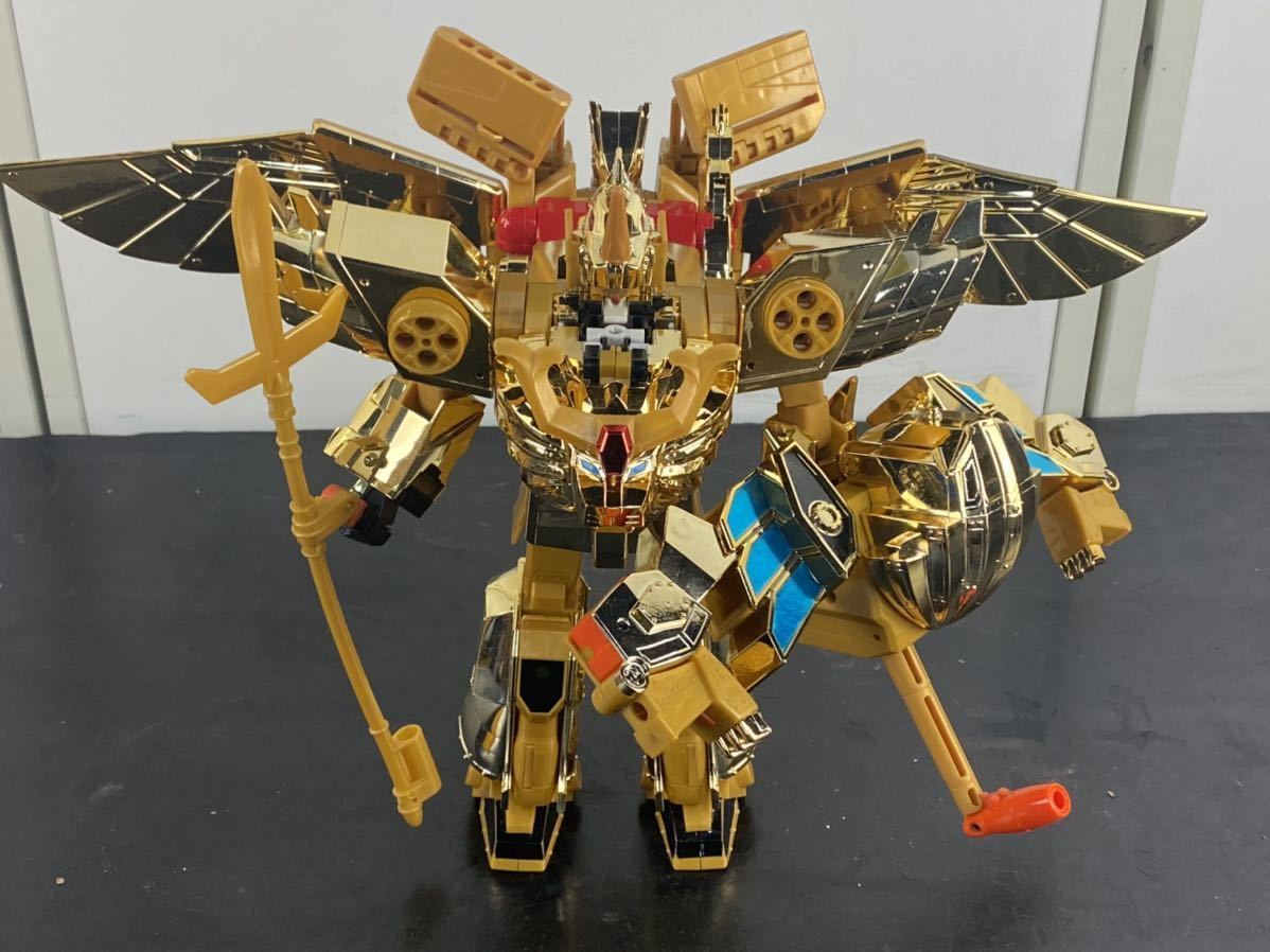 超勇者復古烈伝グレートゴルドラン DX 黄金獣合体 タカラ BR-05 黄金